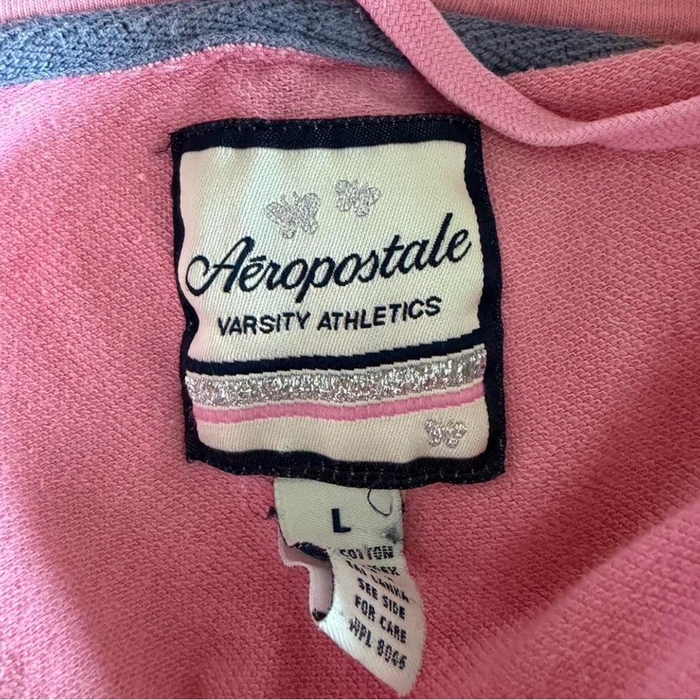 Aeropostale Pink Zip-Up Hoodie - Picture 4 of 4